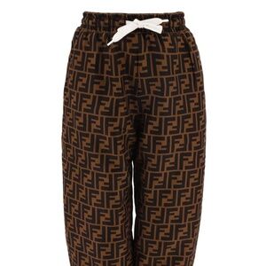 Fendi Kids FF-logo print track pants